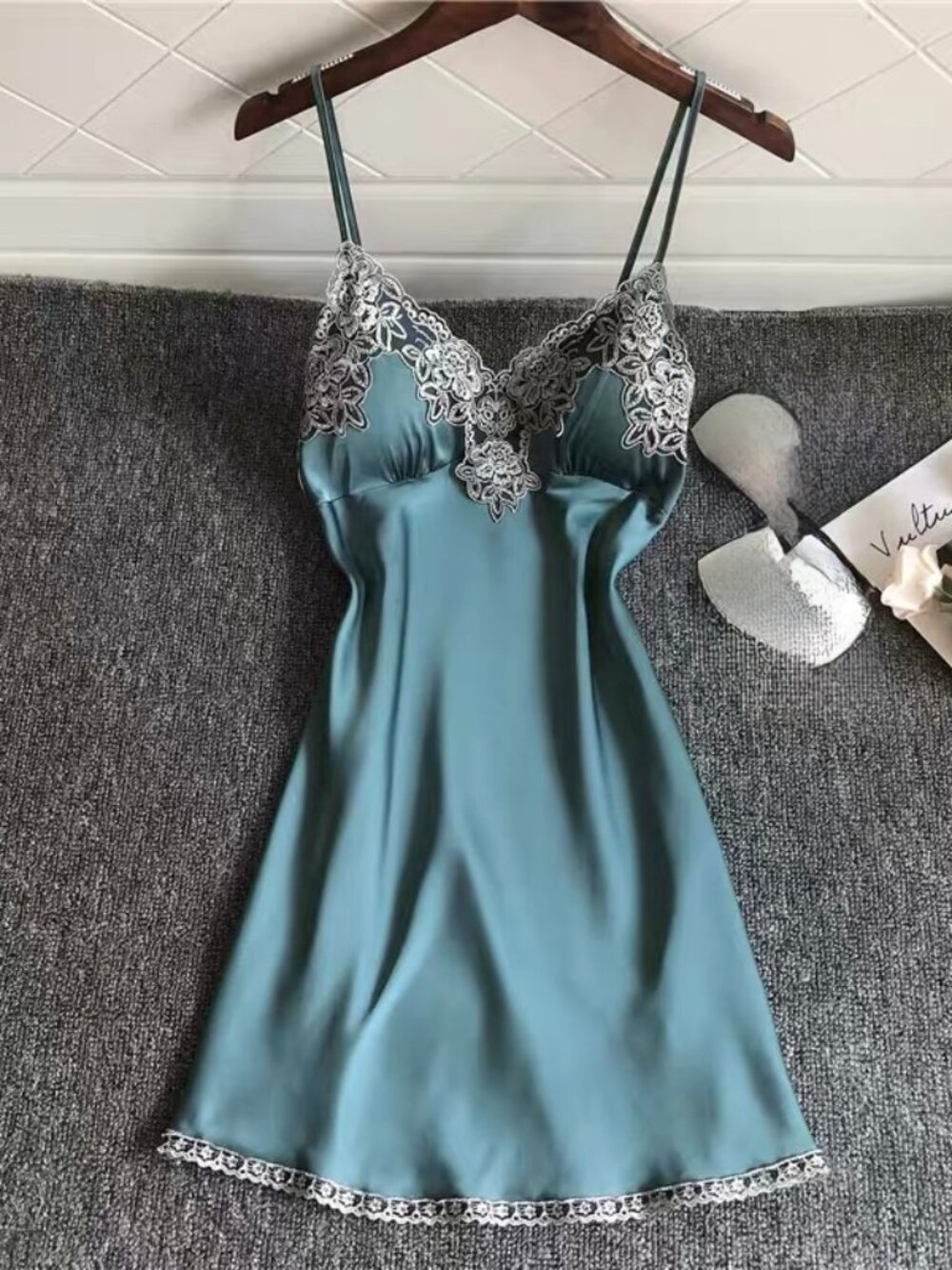 Luxury silk slip dress